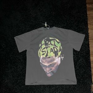 Gray hell star T shirt